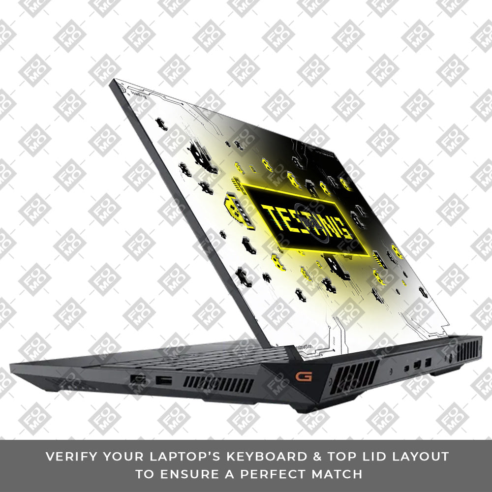 Testing Under Attack Dell G15 5520, 5530 3D Laptop Skin