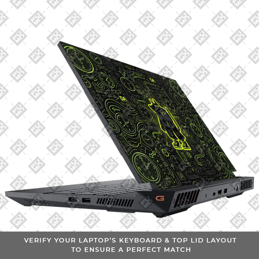 Watch Dog Alert Dell G15 5520, 5530 3D Laptop Skin