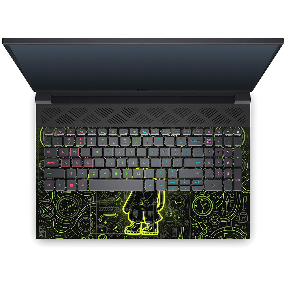 Watch Dog Alert Dell G15 5520, 5530 3D Laptop Skin