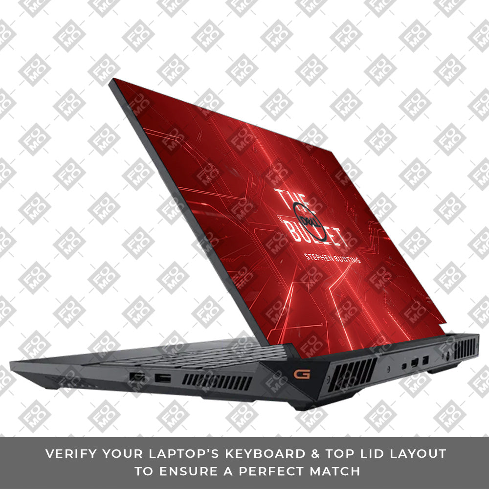 The Bullet Dell G15 5520, 5530 3D Laptop Skin