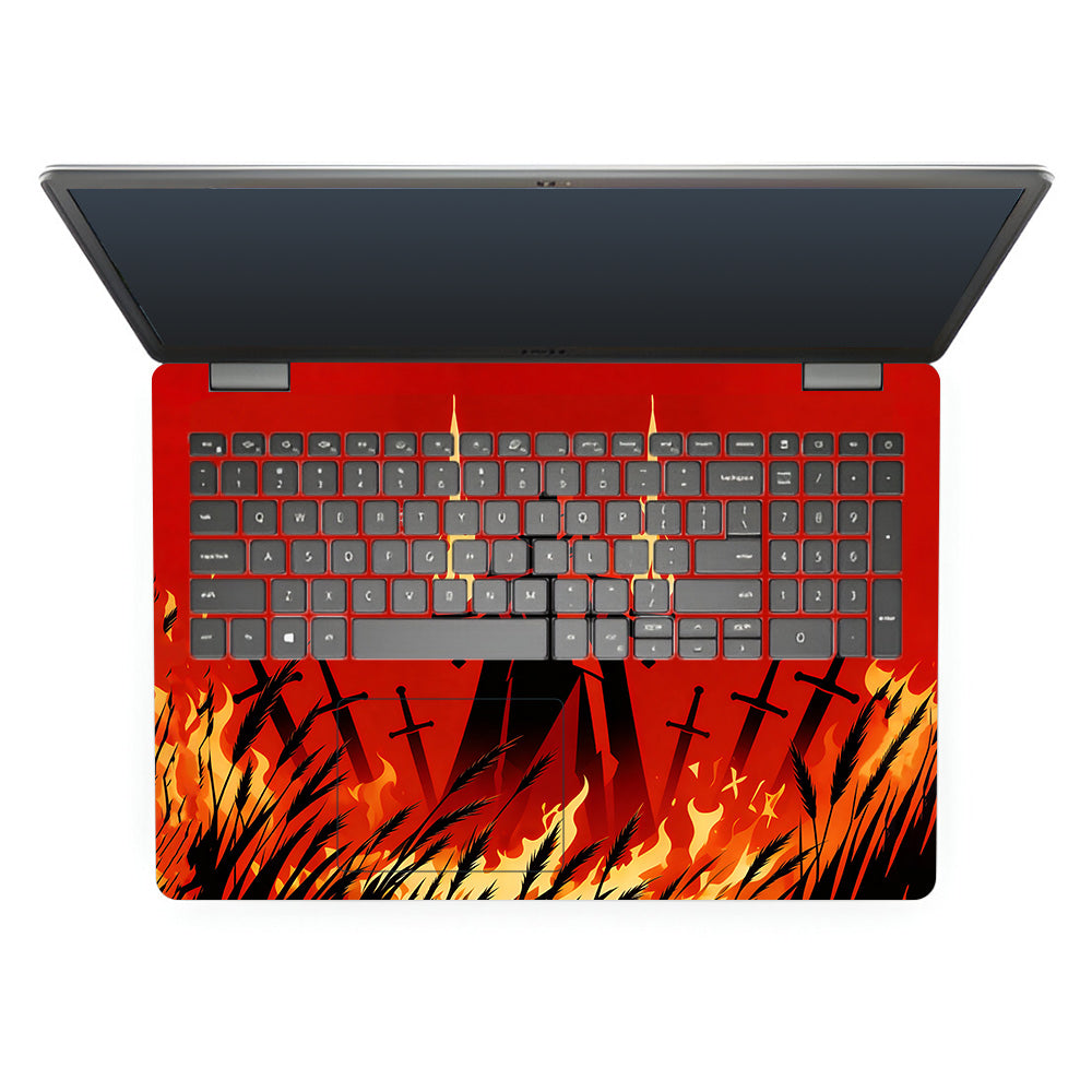 Knight of Flames Dell Inspiron 3501 3D Laptop Skin