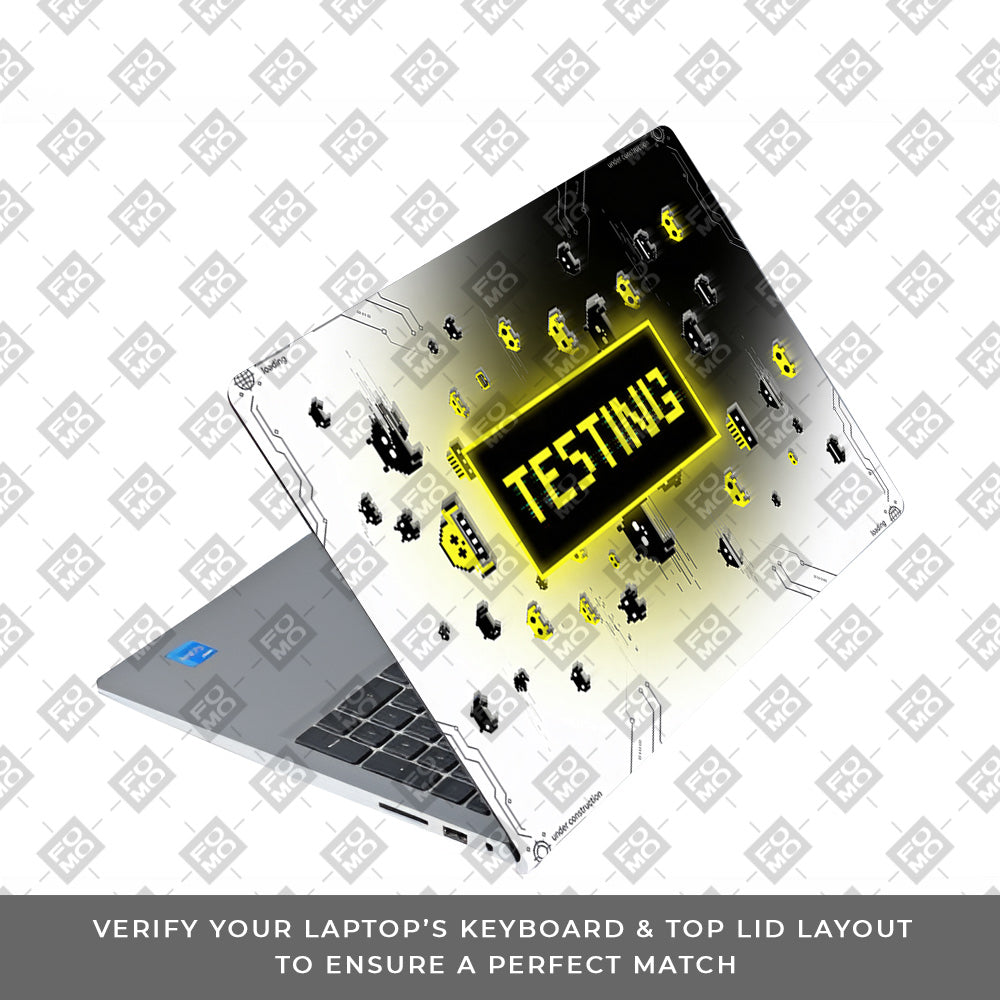 Testing Under Attack Dell Inspiron 3520 3D Laptop Skin