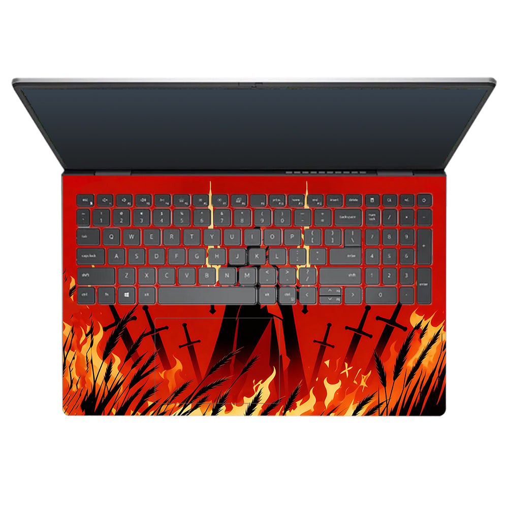 Knight of Flames Dell Inspiron 3520 3D Laptop Skin