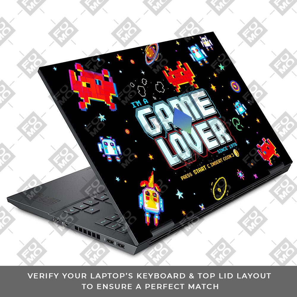 Gamer Lover HP Omen 15 3D Laptop Skin