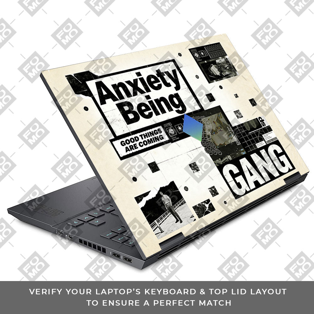 Anxiety Art HP Omen 15 3D Laptop Skin