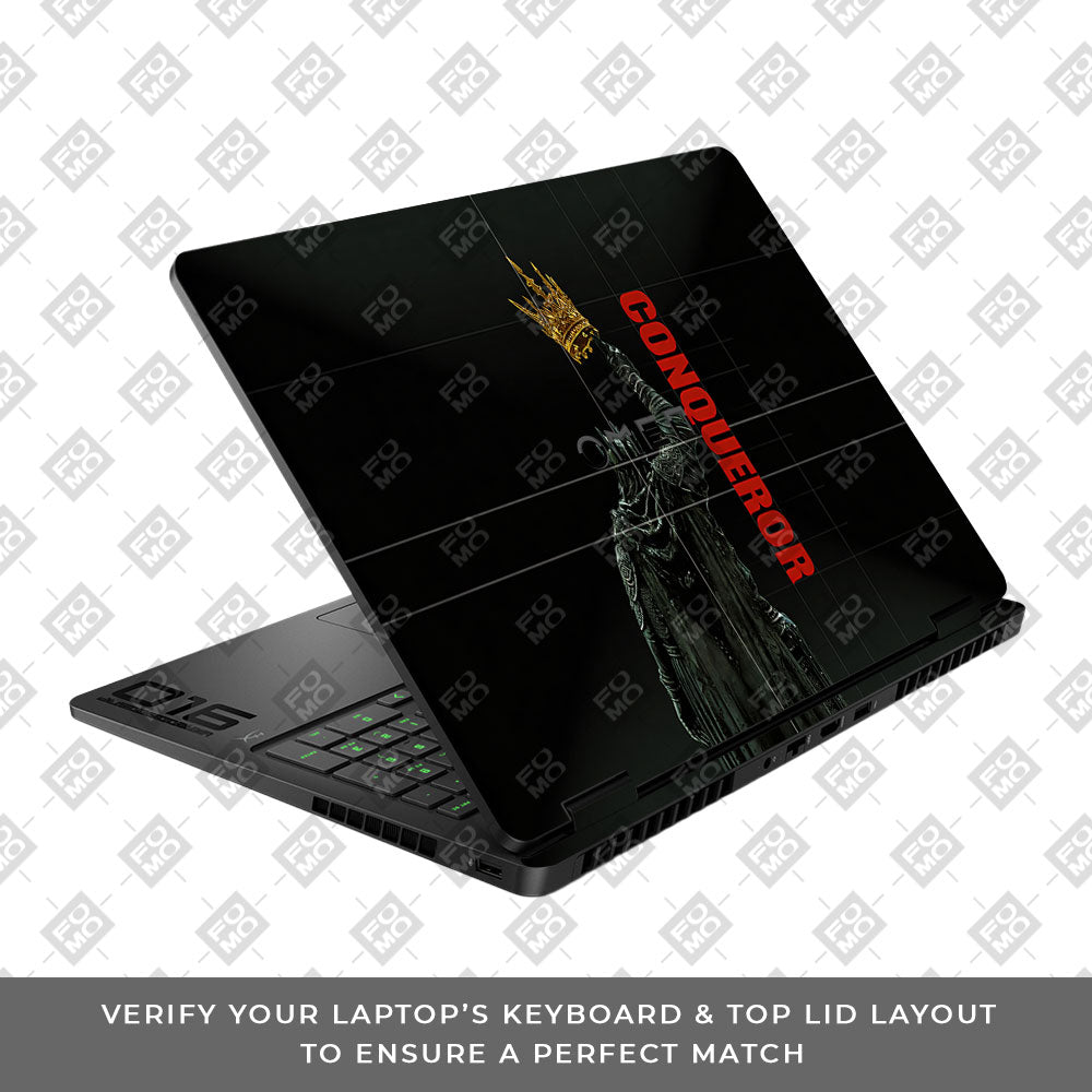 Crowned Conqueror HP Omen Gaming 16 3D Laptop Skin