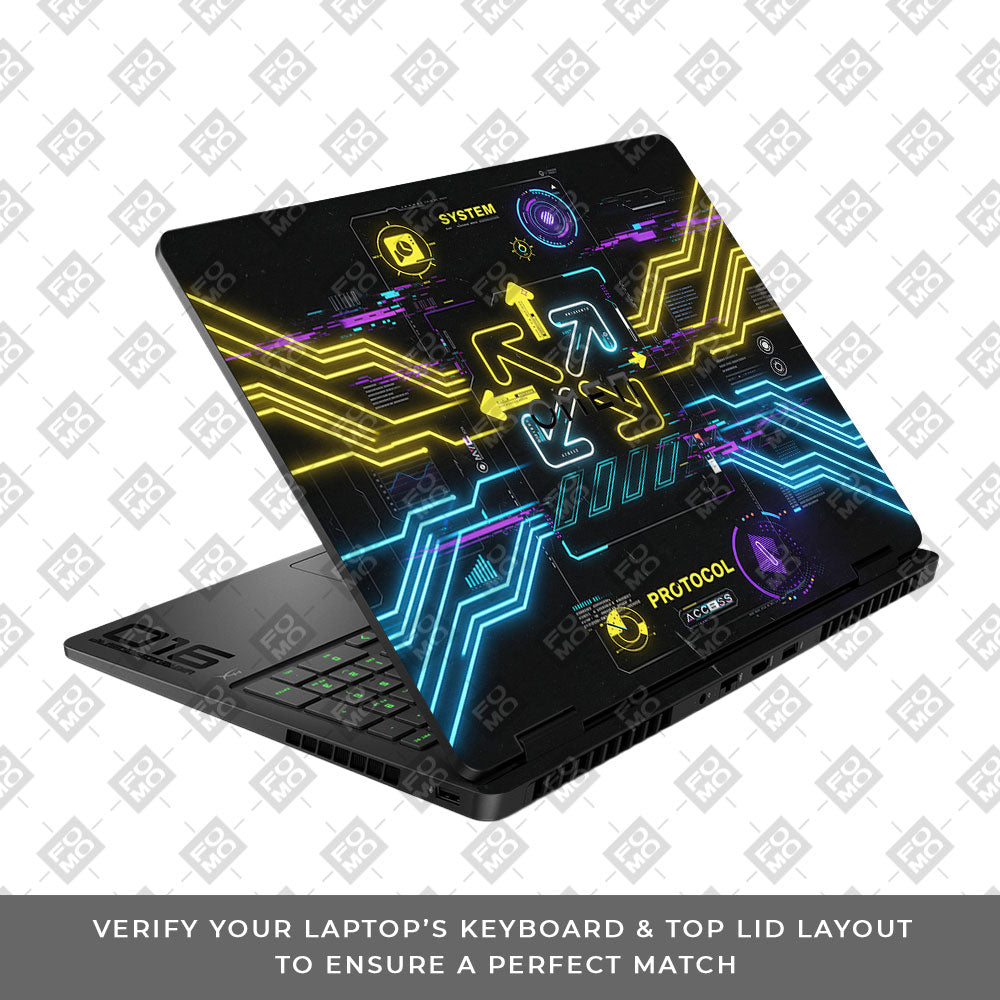 System Protocol HP Omen Gaming 16 3D Laptop Skin