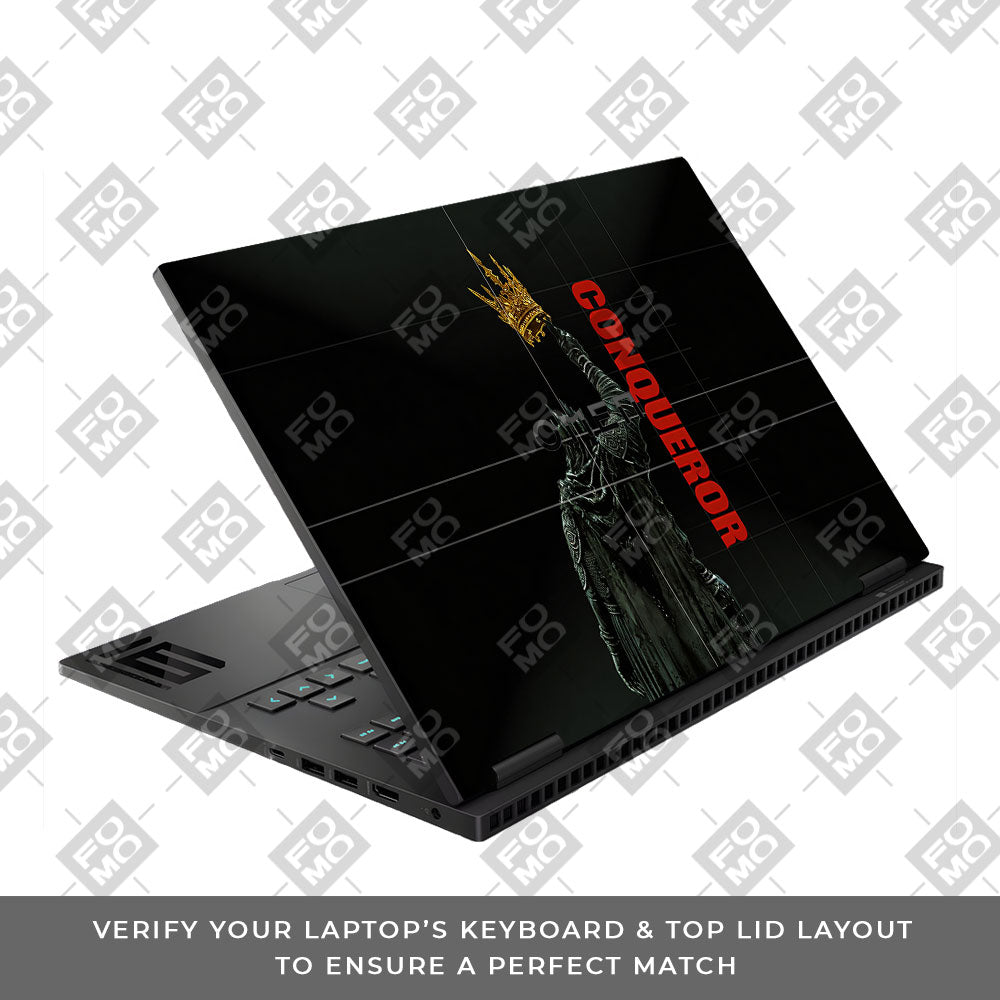 Crowned Conqueror HP Omen Gaming 16 2025, 2026 3D Laptop Skin