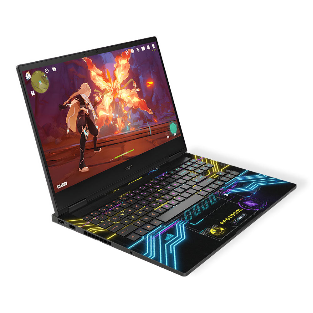 System Protocol HP Omen Gaming 16 2025, 2026 3D Laptop Skin