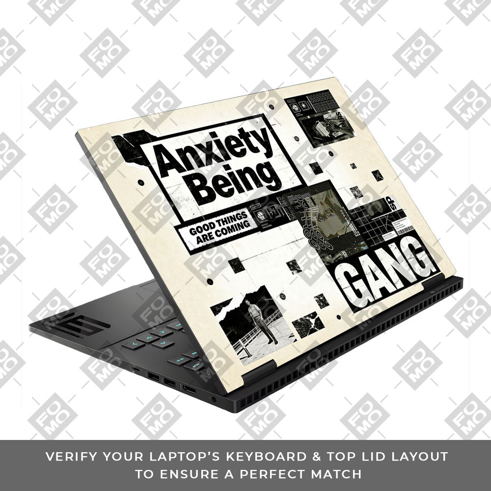 Anxiety Art HP Omen Gaming 16 2025, 2026 3D Laptop Skin