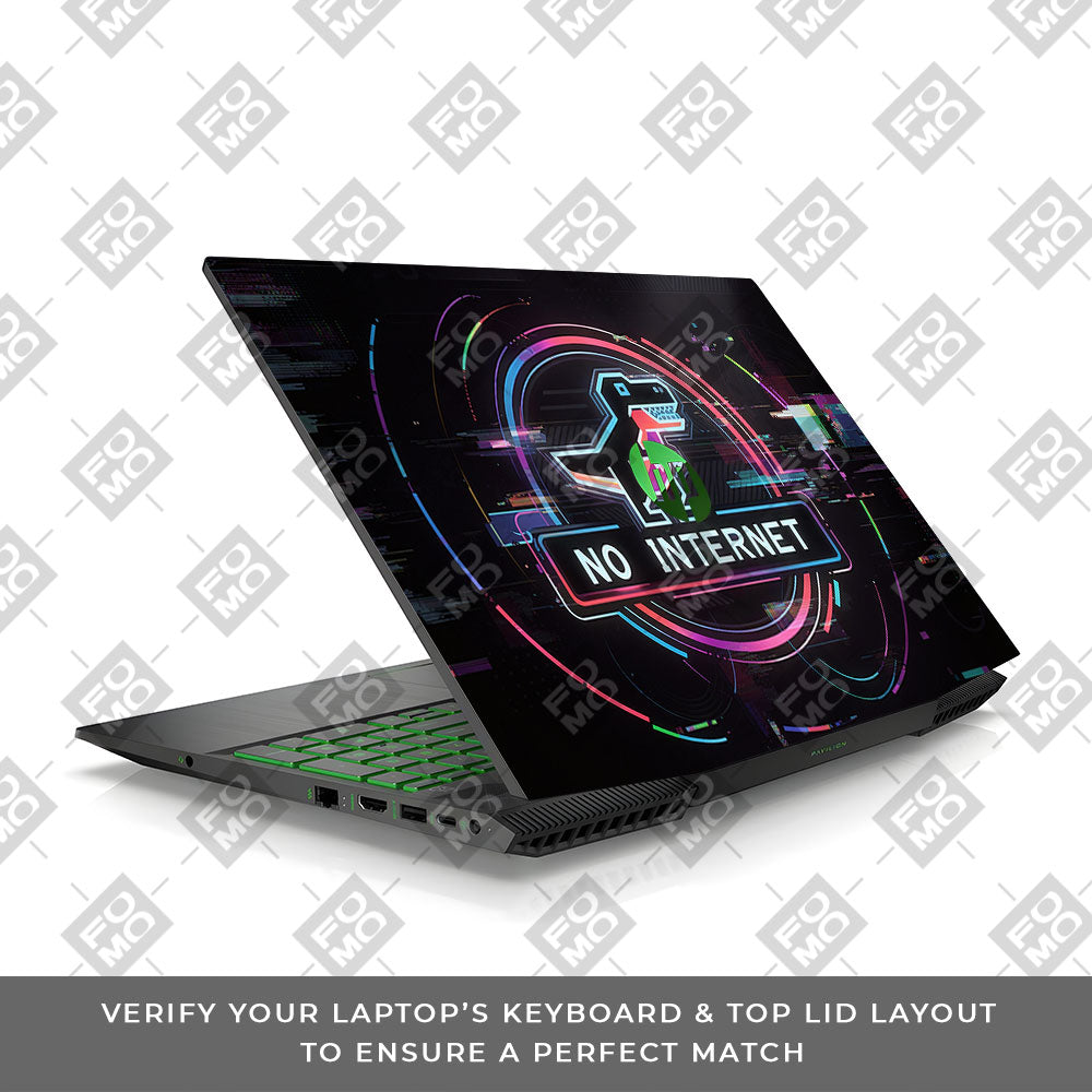 Dinosaur Connection HP Pavilion Gaming 15 CX Series 3D Laptop Skin