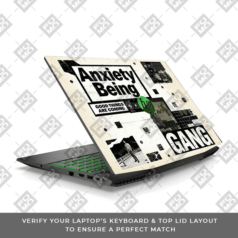 Anxiety Art HP Pavilion Gaming 15 CX Series 3D Laptop Skin