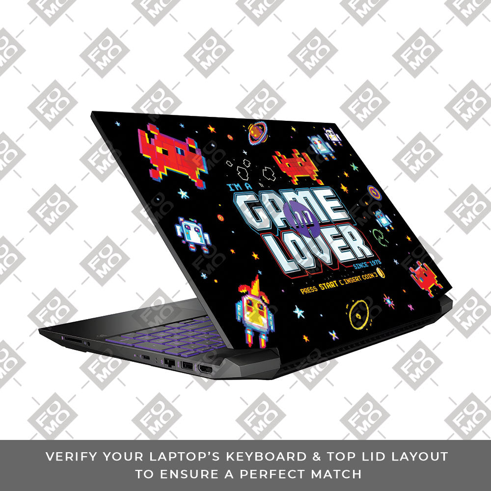 Gamer Lover HP Pavilion Gaming 15 EC Series 3D Laptop Skin