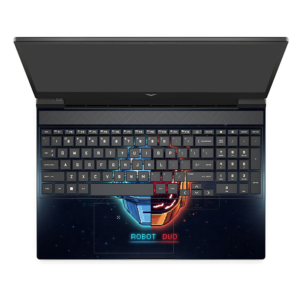 Robot Duo HP Victus 3D Laptop Skin