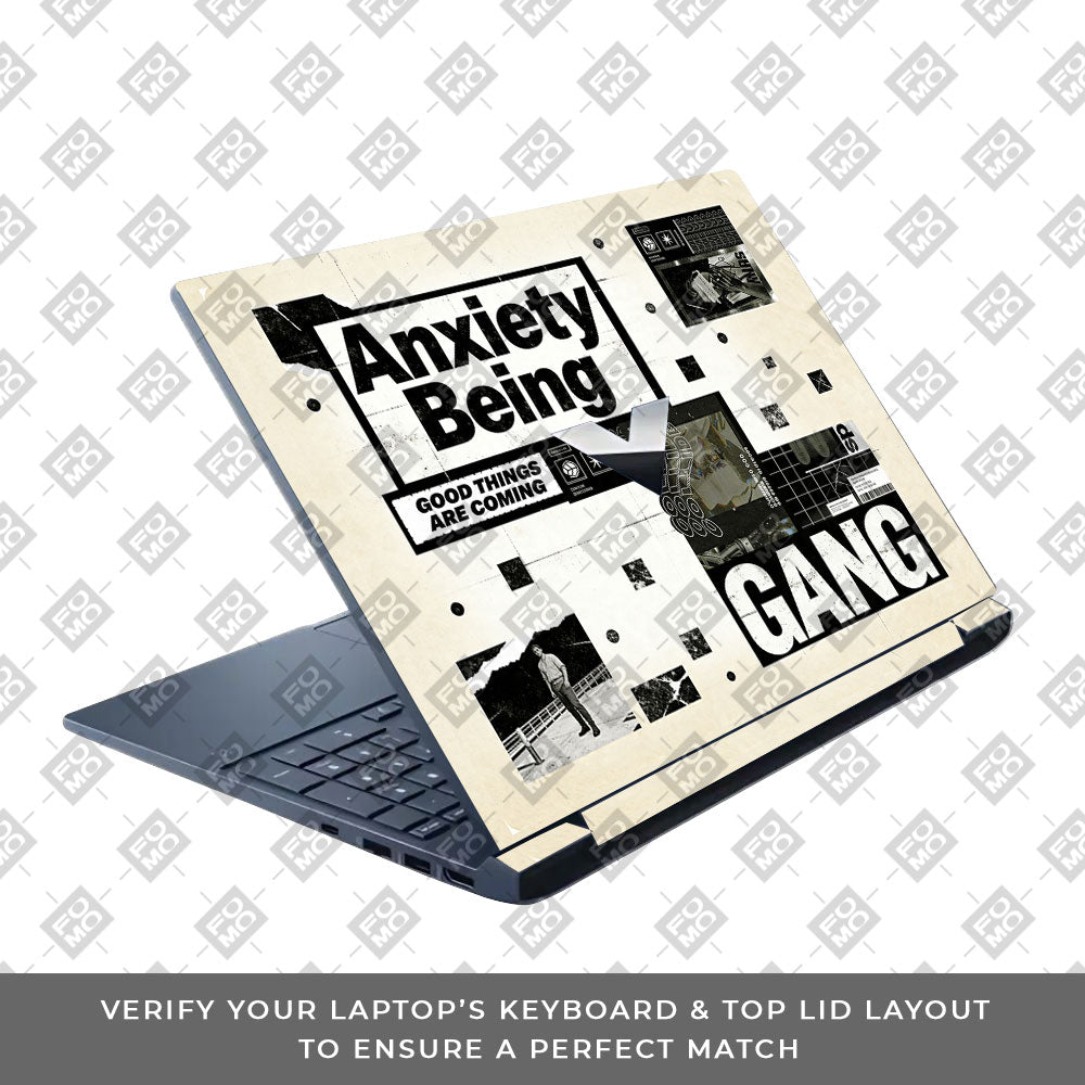 Anxiety Art HP Victus 3D Laptop Skin