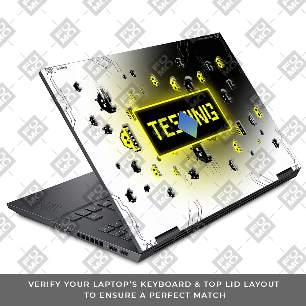 Testing Under Attack HP Omen 15 3D Laptop Skin
