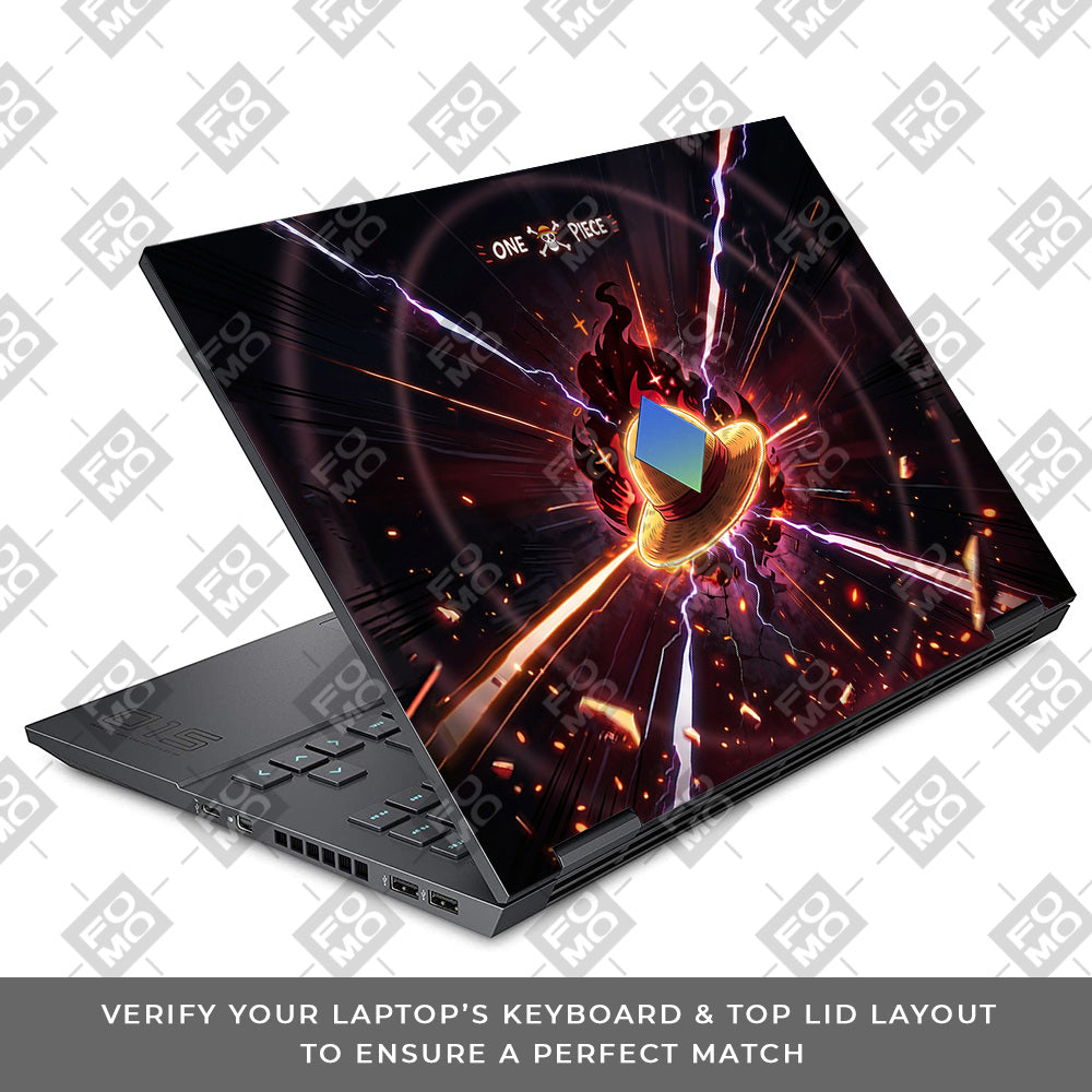 One Piece Fire Hat HP Omen 15 3D Laptop Skin