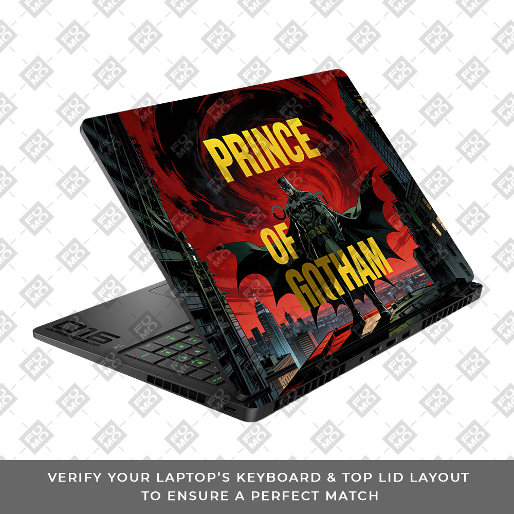 Prince of Gotham HP Omen Gaming 16 2025, 2026 3D Laptop Skin