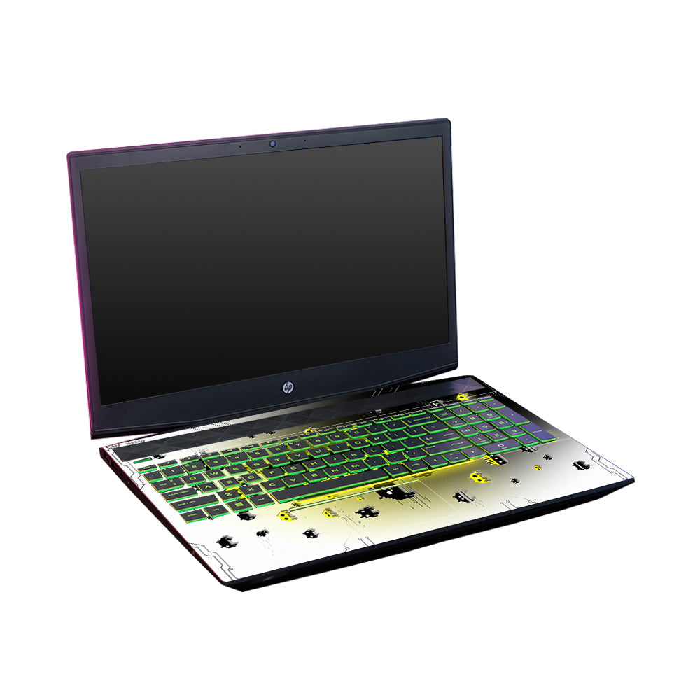 Testing Under Attack HP Pavilion Gaming 15 CX Series 3D Laptop Skin