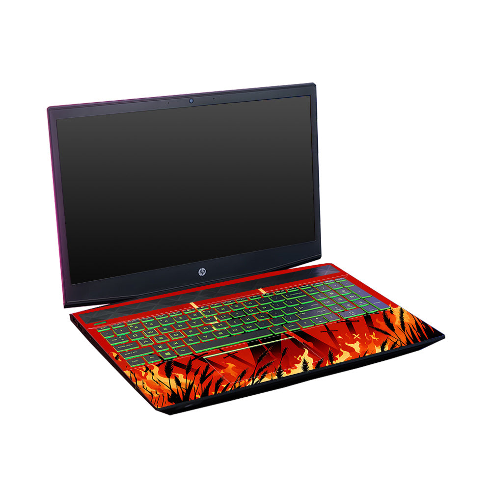 Knight of Flames HP Pavilion Gaming 15 CX Series 3D Laptop Skin