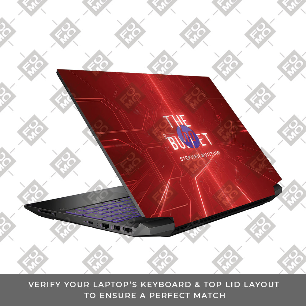 The Bullet HP Pavilion Gaming 15 EC Series 3D Laptop Skin