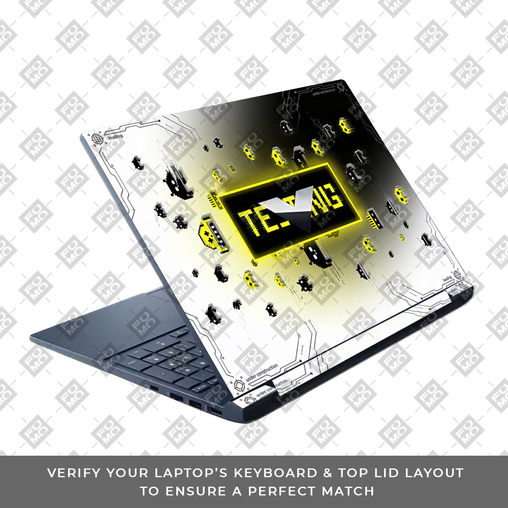 Testing Under Attack HP Victus 3D Laptop Skin