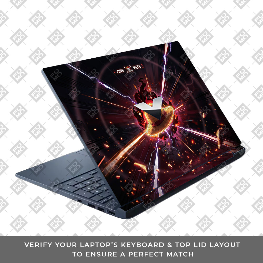 One Piece Fire Hat HP Victus 3D Laptop Skin