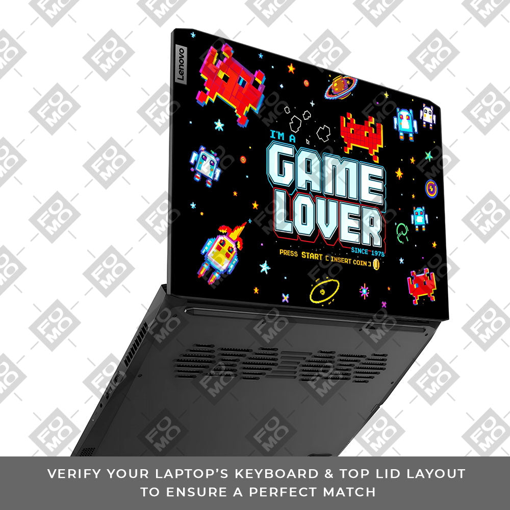 Gamer Lover Lenovo IdeaPad Gaming 3 15ACH6 and 15IHU6 3D Laptop Skin