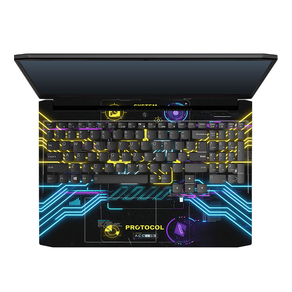 System Protocol Lenovo IdeaPad Gaming 3 15ACH6 and 15IHU6 3D Laptop Skin