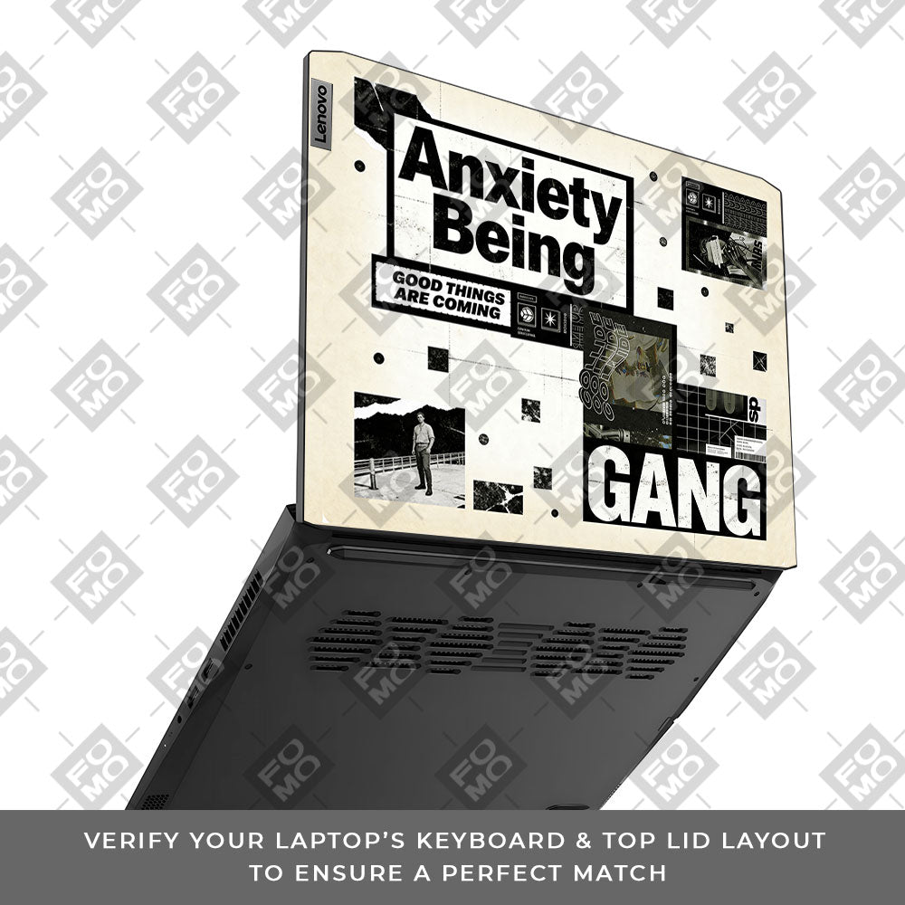 Anxiety Art Lenovo IdeaPad Gaming 3 15ACH6 and 15IHU6 3D Laptop Skin
