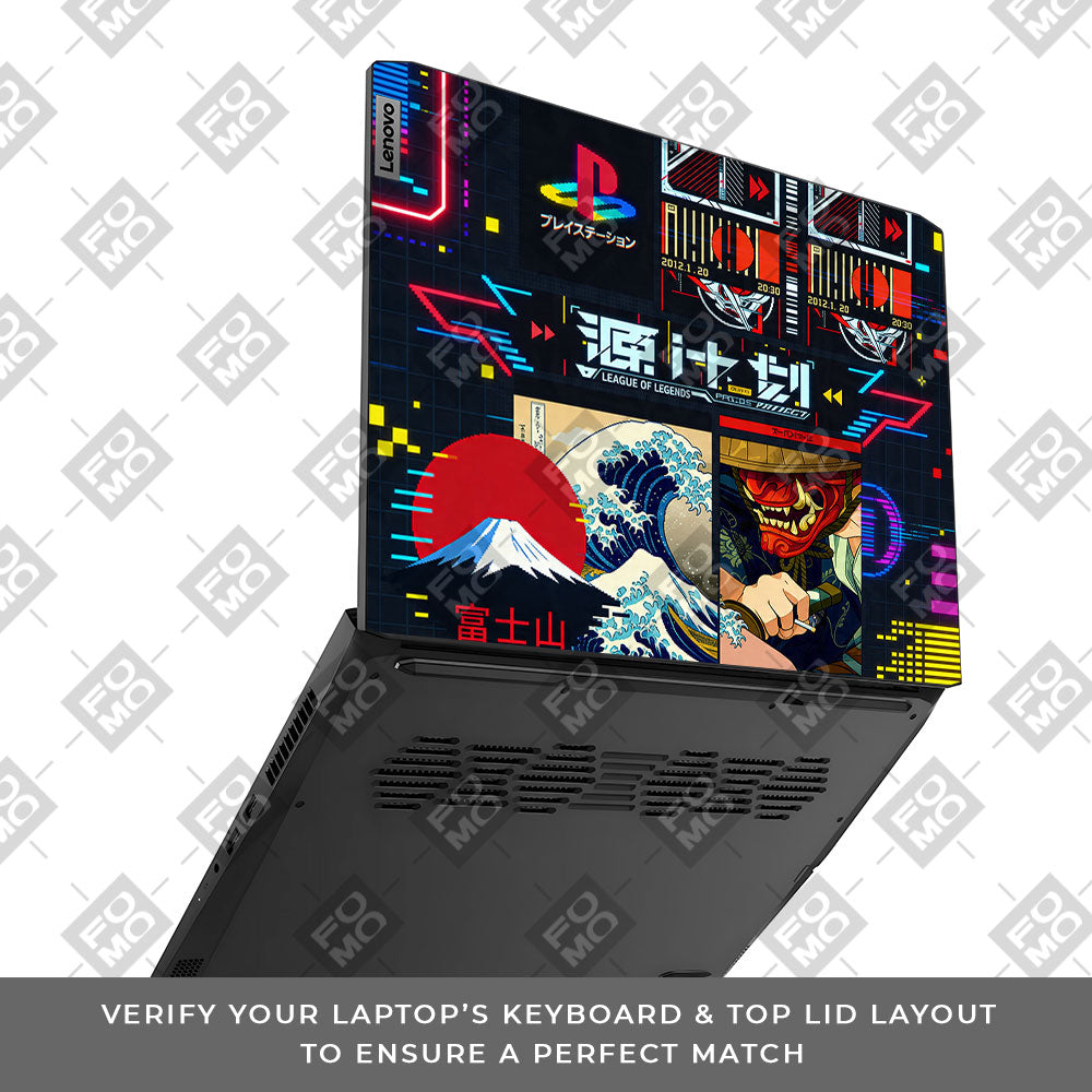 PlayStation Retro Lenovo IdeaPad Gaming 3 15ACH6 and 15IHU6 3D Laptop Skin