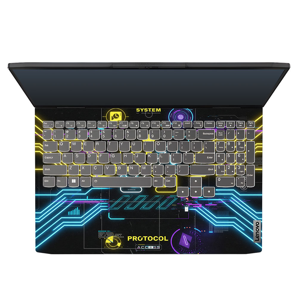 System Protocol Lenovo IdeaPad Gaming 3 15ARH7 and 15IAH7 3D Laptop Skin
