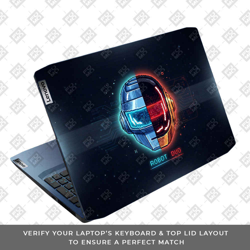 Robot Duo Lenovo Ideapad Gaming 3 15ARH05 and 15IMH05 3D Laptop Skin