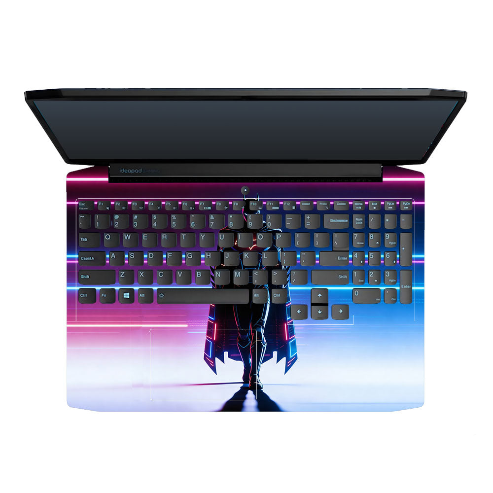 Superhero Neon Streaks Lenovo Ideapad Gaming 3 15ARH05 and 15IMH05 3D Laptop Skin
