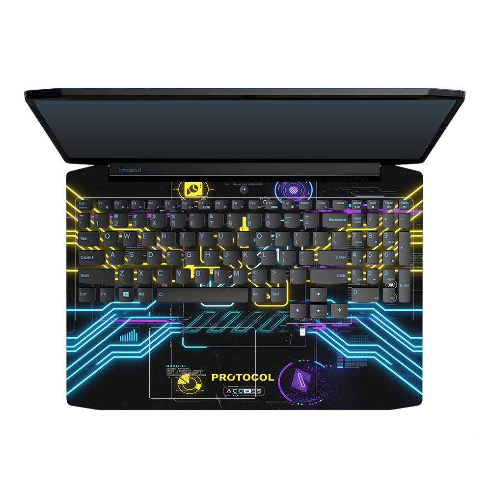 System Protocol Lenovo Ideapad Gaming 3 15ARH05 and 15IMH05 3D Laptop Skin