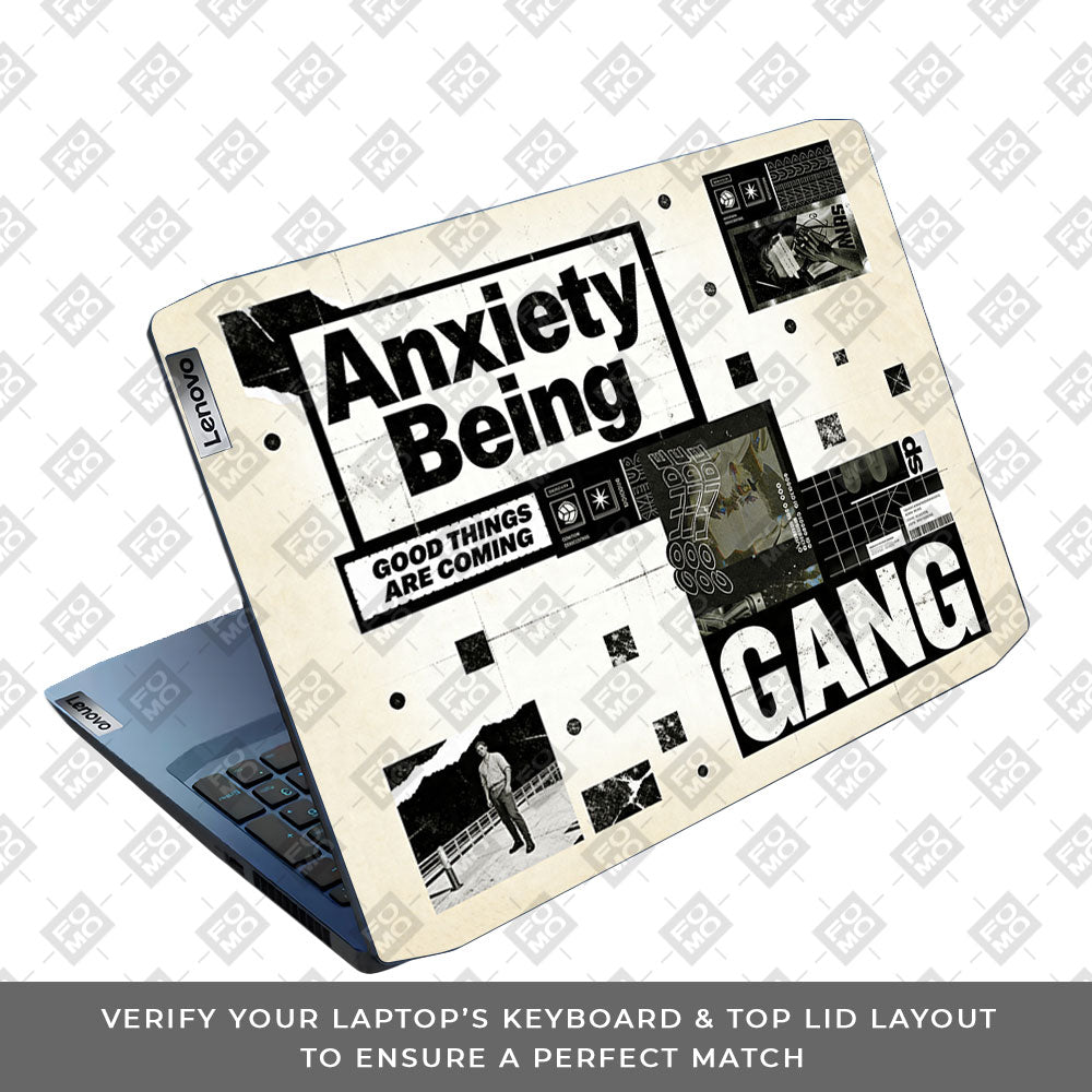 Anxiety Art Lenovo Ideapad Gaming 3 15ARH05 and 15IMH05 3D Laptop Skin