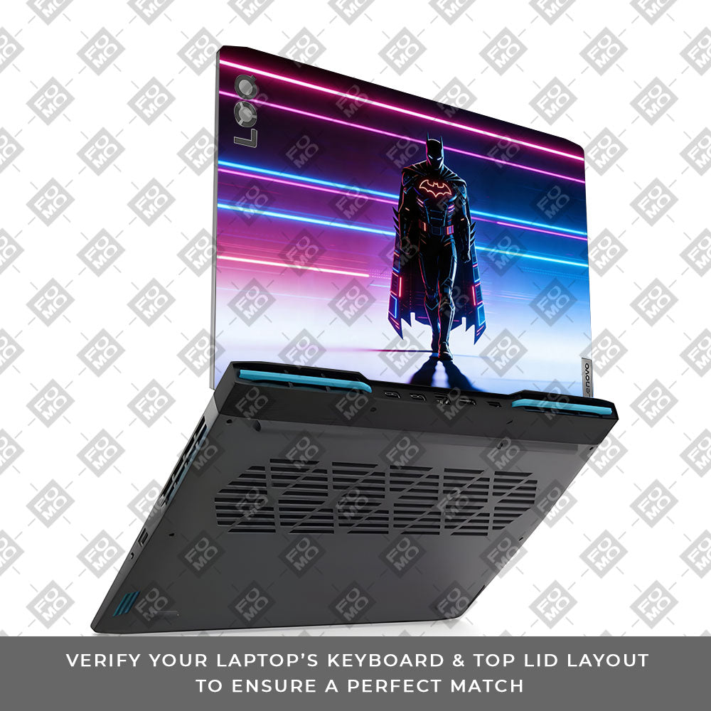 Superhero Neon Streaks Lenovo LOQ 2023 15IRH8, 15APH8  3D Laptop Skin