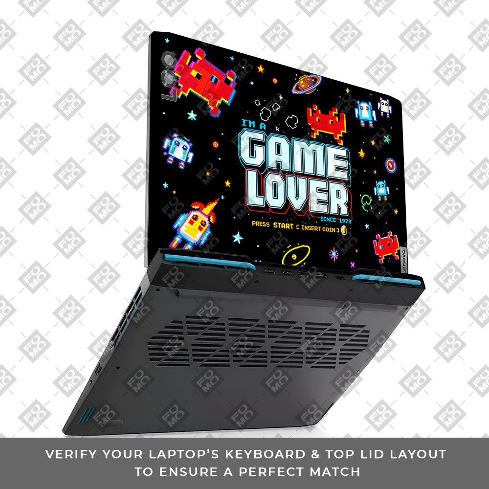Gamer Lover Lenovo LOQ 2023 15IRH8, 15APH8  3D Laptop Skin