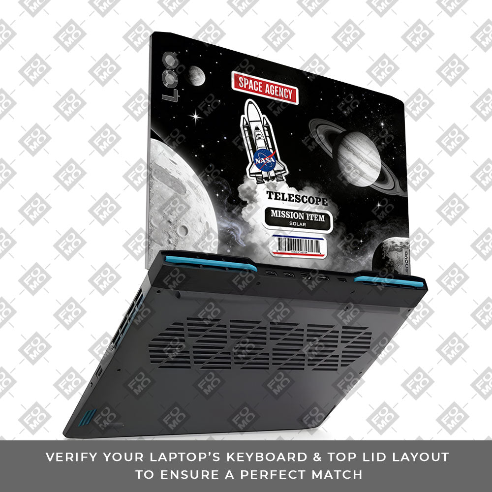 Space Mission NASA Lenovo LOQ 2023 15IRH8, 15APH8  3D Laptop Skin