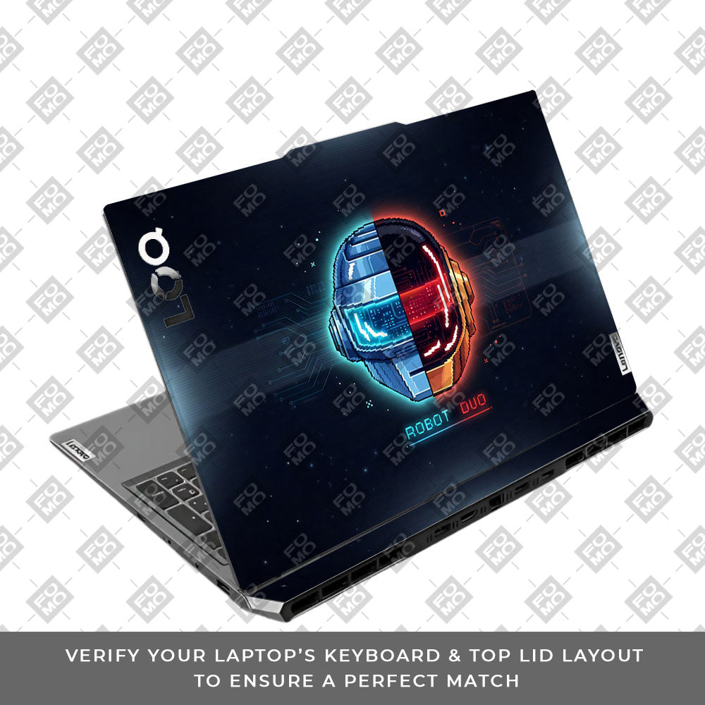Robot Duo Lenovo LOQ 2024, 2025 3D Laptop Skin