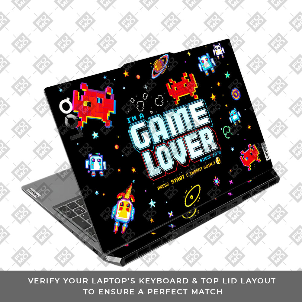 Gamer Lover Lenovo LOQ 2024, 2025 3D Laptop Skin