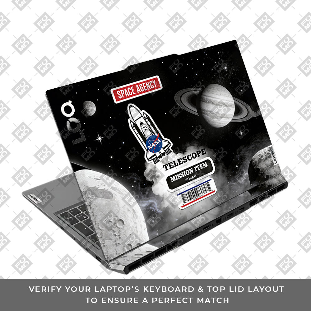 Space Mission NASA Lenovo LOQ 2024, 2025 3D Laptop Skin