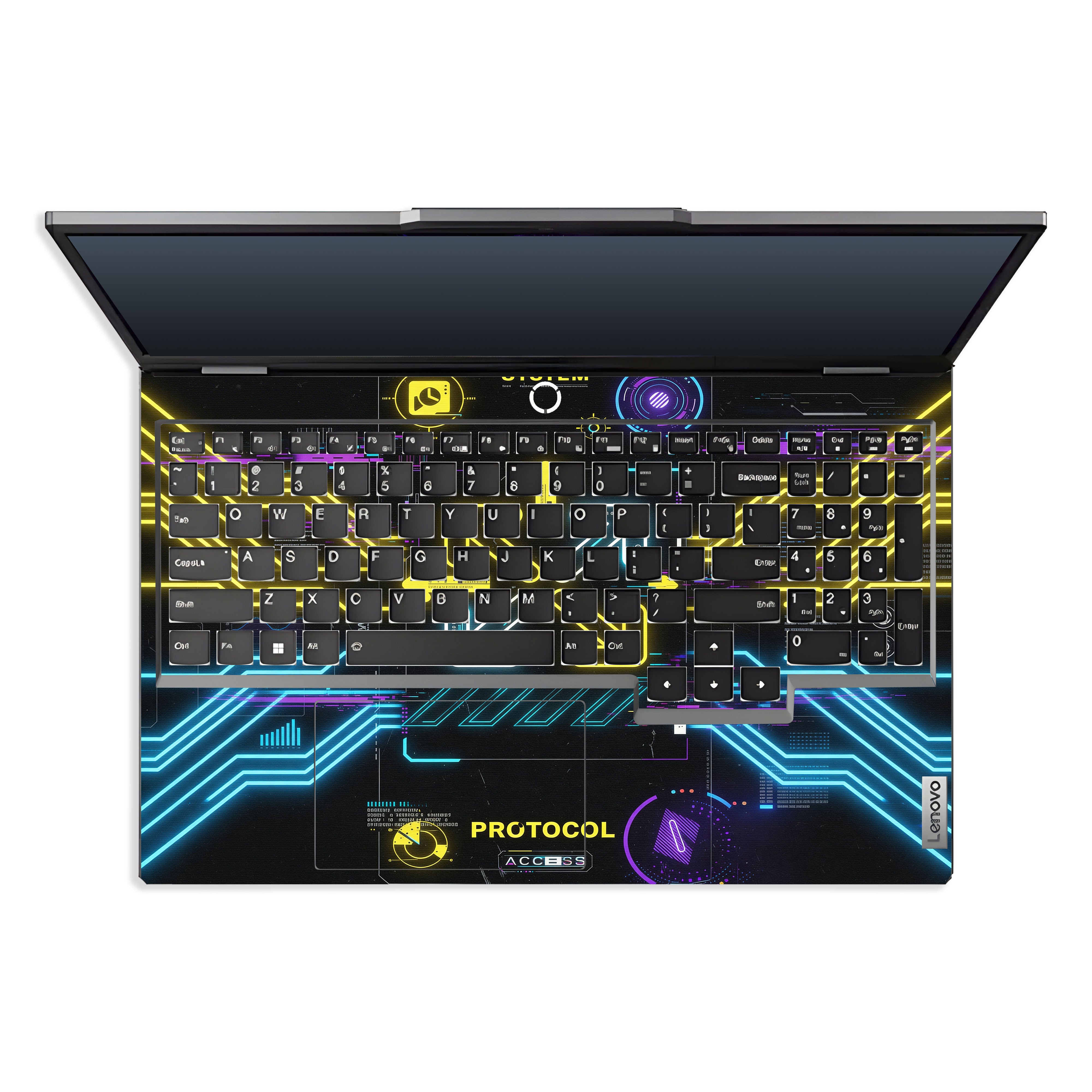 System Protocol Lenovo LOQ 2024, 2025 3D Laptop Skin