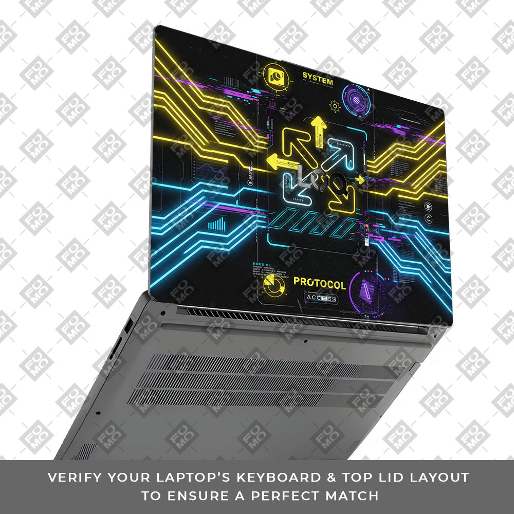 System Protocol Lenovo LOQ Essential 15IAX9E 3D Laptop Skin