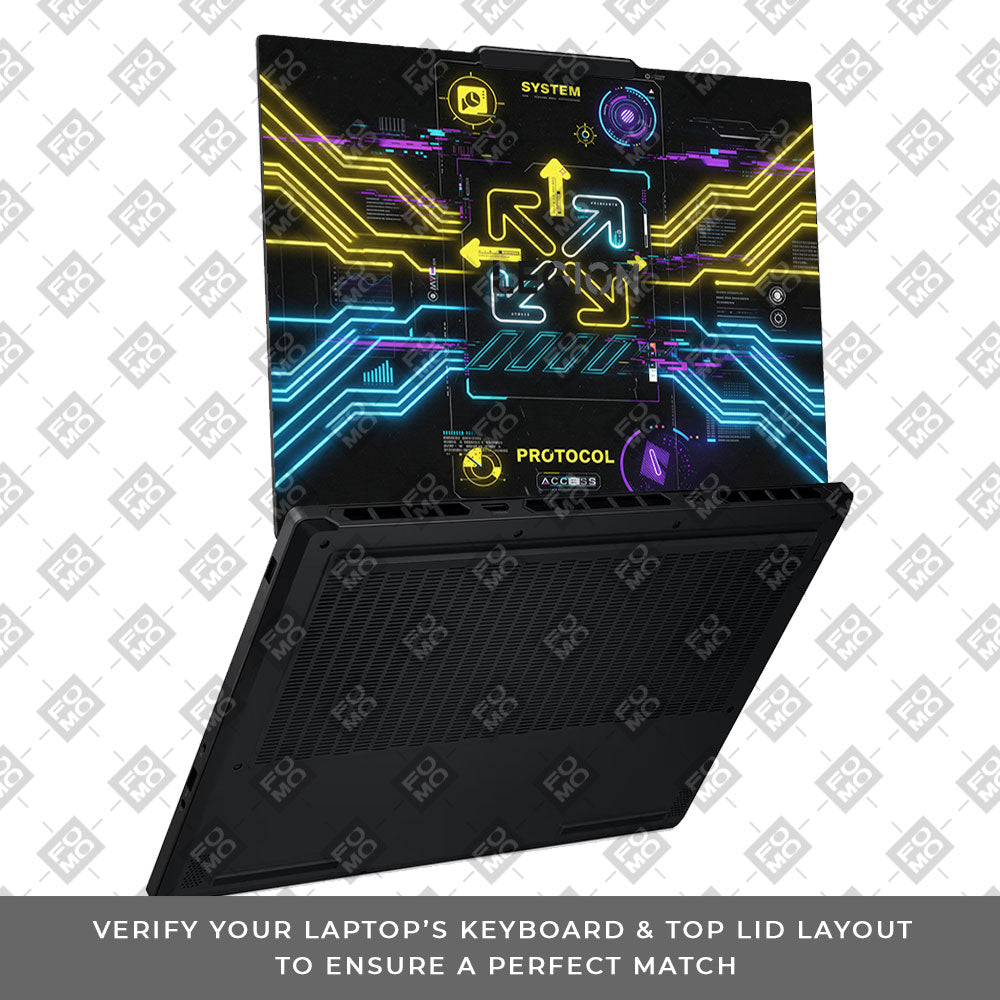 System Protocol Lenovo Legion 5 15AHP10 3D Laptop Skin