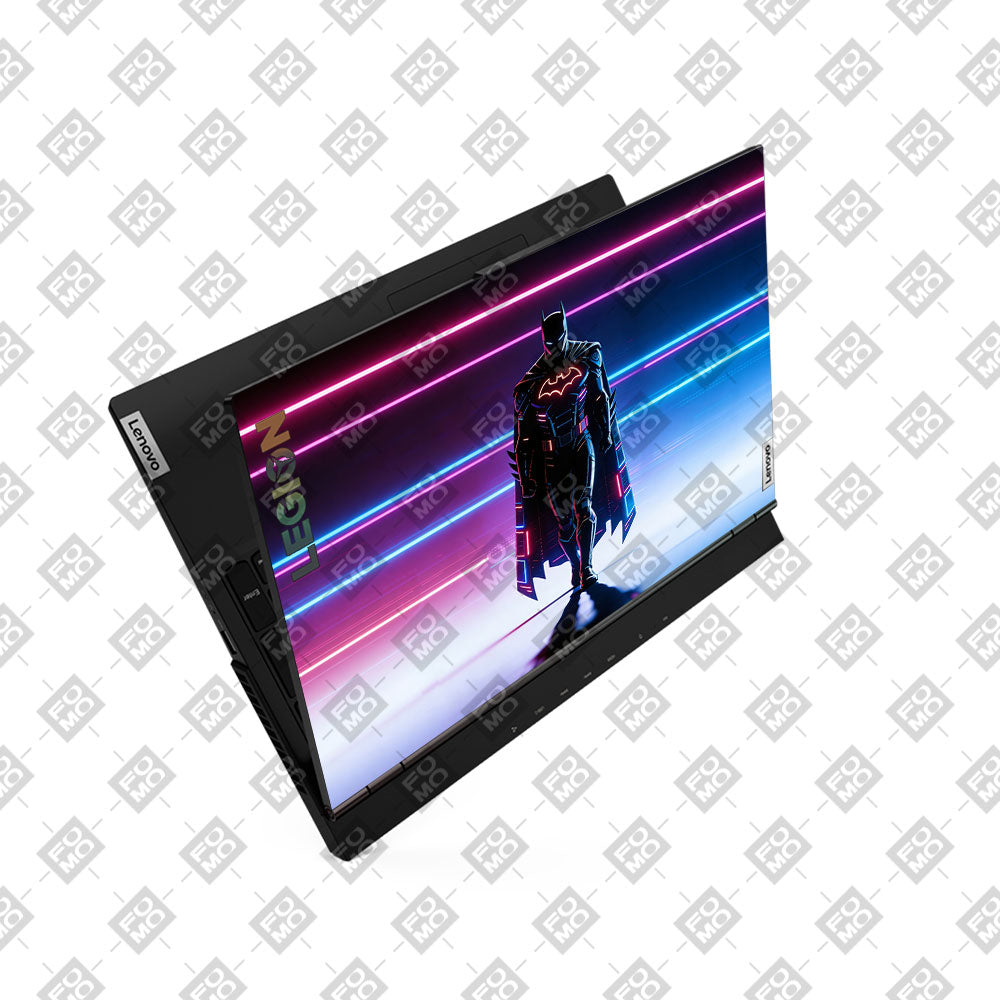 Superhero Neon Streaks Lenovo Legion 5 15ARH05 3D Laptop Skin