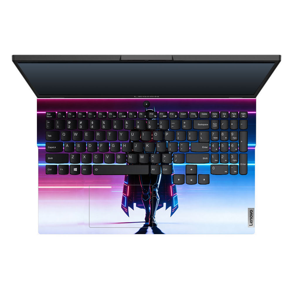 Superhero Neon Streaks Lenovo Legion 5 15ARH05 3D Laptop Skin