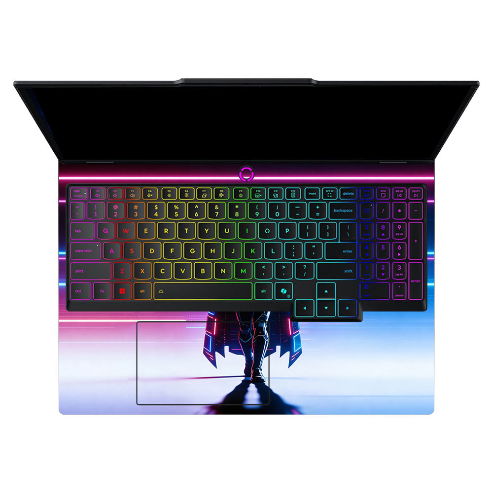Superhero Neon Streaks Lenovo Legion 5 15IAX10 3D Laptop Skin