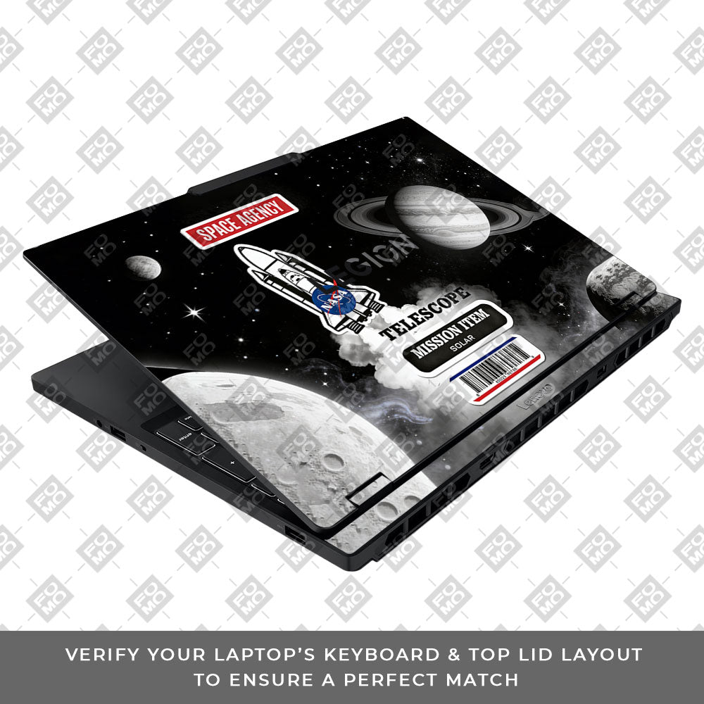 Space Mission NASA Lenovo Legion 5 15IAX10 3D Laptop Skin