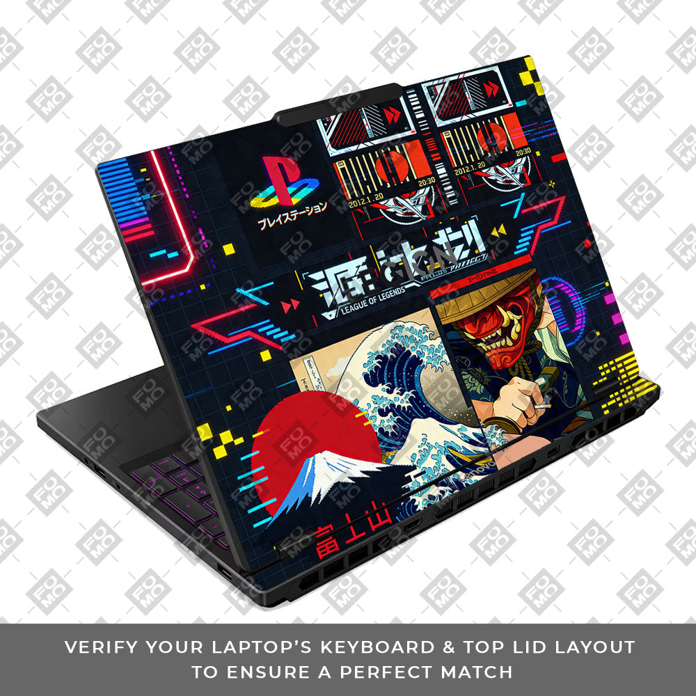 PlayStation Retro Lenovo Legion 5 15IRX10 3D Laptop Skin